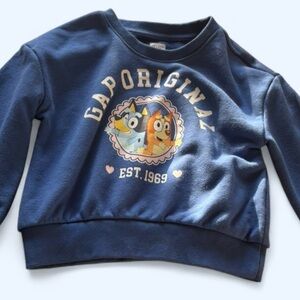 GAP Kids Blue Graphic Sweatshirt